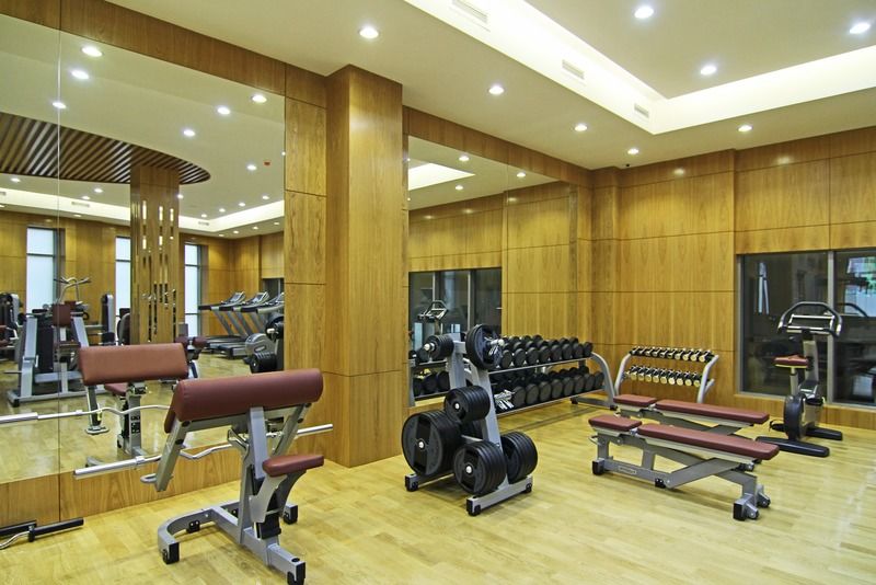 Orion Hotel Bichkek Extérieur photo A gym at a hotel