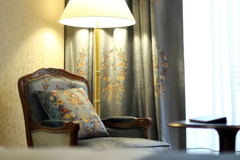 Orion Hotel Bichkek Extérieur photo Curtains and upholstery